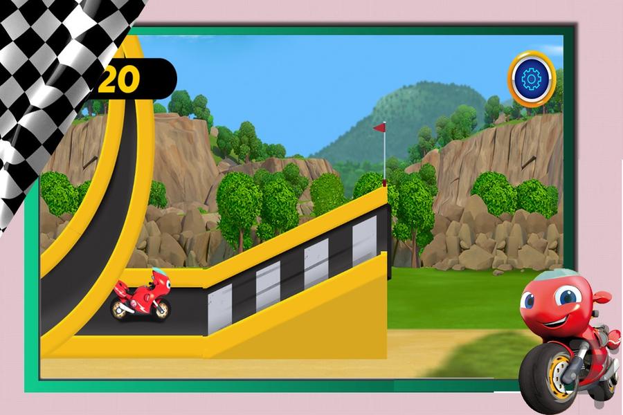 بازی موتوری ریکی زوم - Gameplay image of android game