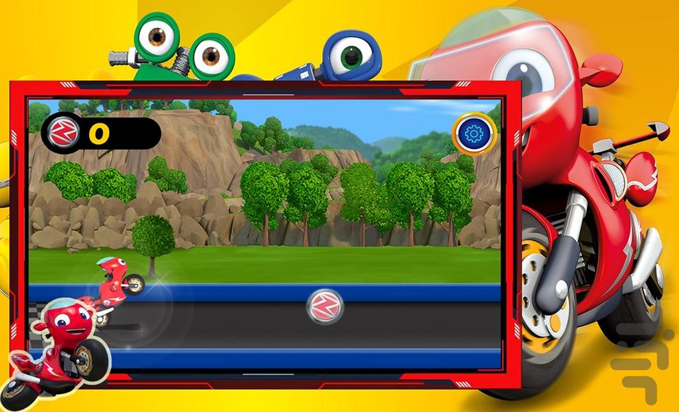 بازی موتوری ریکی زوم - عکس بازی موبایلی اندروید