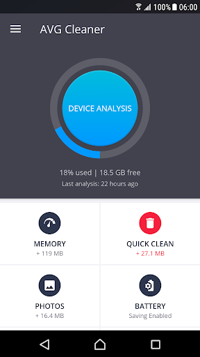 AVG Cleaner Lite - عکس برنامه موبایلی اندروید