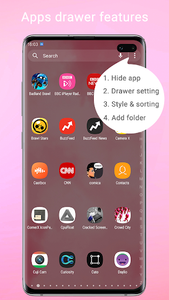 Super S10 Launcher, Galaxy S10 - Image screenshot of android app