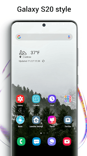 Cool S20 Launcher Galaxy OneUI - Image screenshot of android app