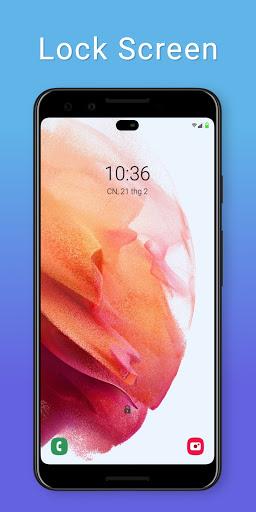 Lock Screen Galaxy S21 Note 20 - عکس برنامه موبایلی اندروید