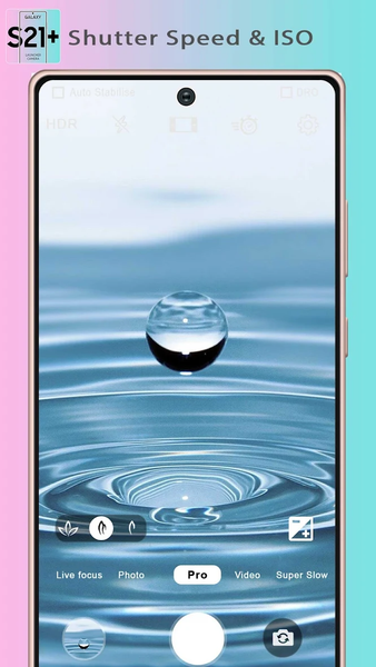 Galaxy S۲۳ Ultra ۴k Camera Pro - عکس برنامه موبایلی اندروید