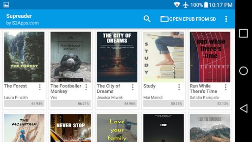 ePUB EBook Reader Supreader.com - عکس برنامه موبایلی اندروید