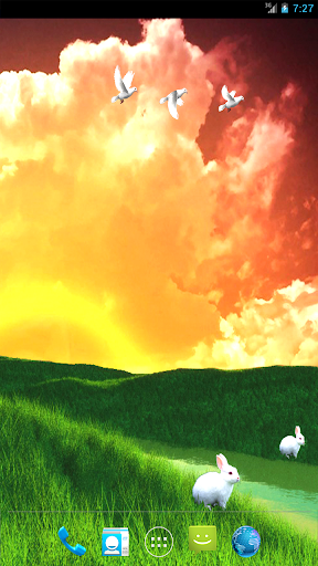 S5 Grass Land Live Wallpaper - Image screenshot of android app