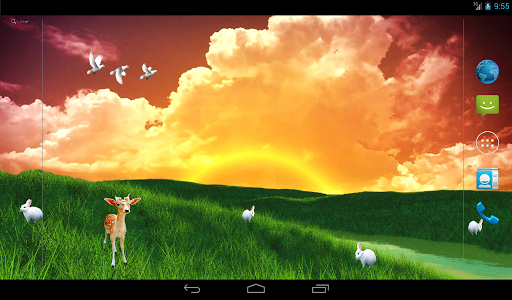 S5 Grass Land Live Wallpaper - عکس برنامه موبایلی اندروید