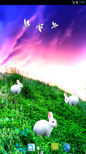 S5 Grass Land Live Wallpaper - Image screenshot of android app