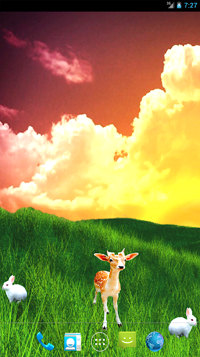 S5 Grass Land Live Wallpaper - Image screenshot of android app