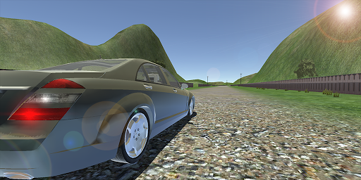 Benz S600 Drift Simulator: Car - Gameplay image of android game