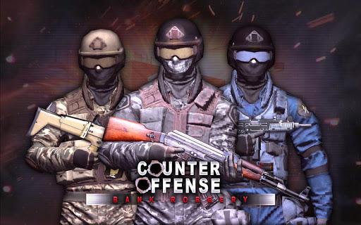 Counter Offense - Bank Robbery - عکس بازی موبایلی اندروید