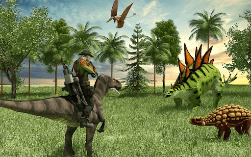 Jurassic Hunter - Dinosaur Safari Animal Sniper - Gameplay image of android game