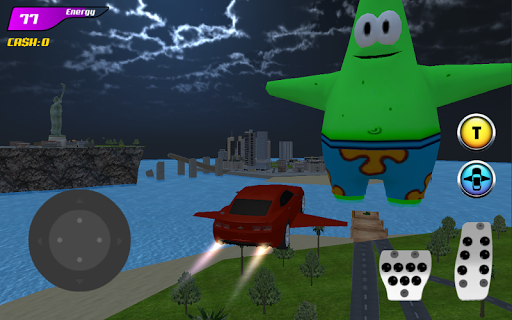 Monster Star VS Robot Fly Car - Gameplay image of android game