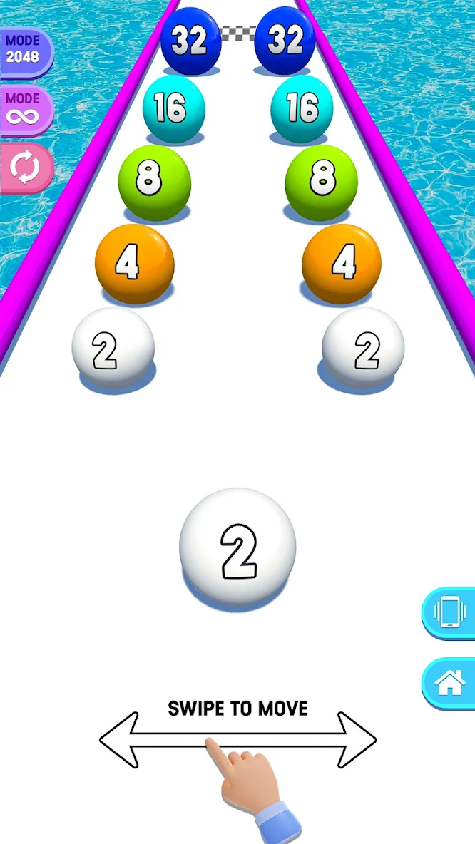 بازی Number Ball 3D - Merge Games - دانلود | بازار