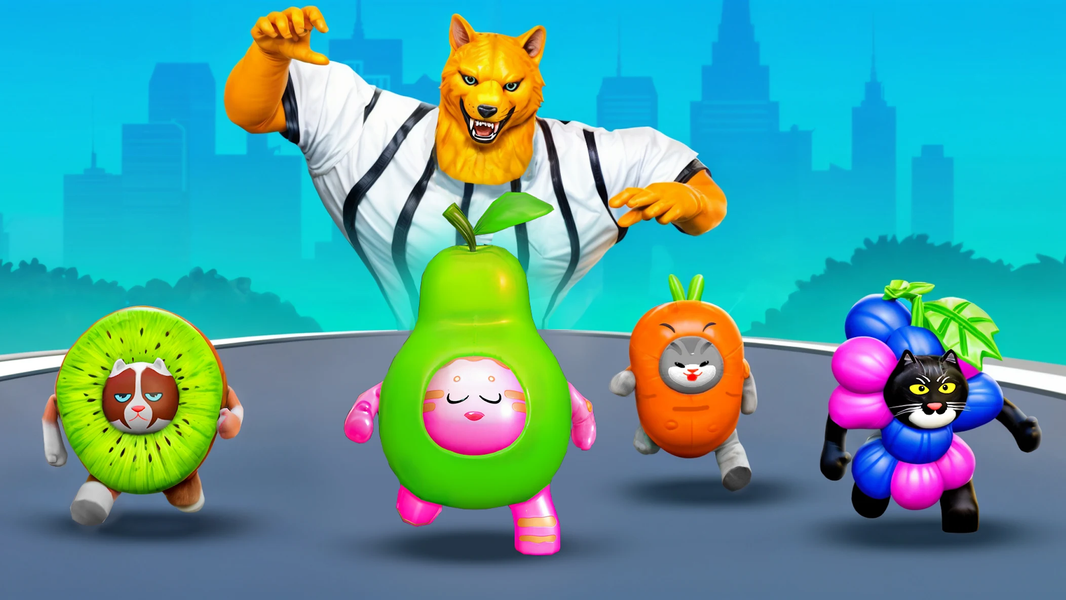 Meow Survival 3D: Challenges - Gameplay image of android game