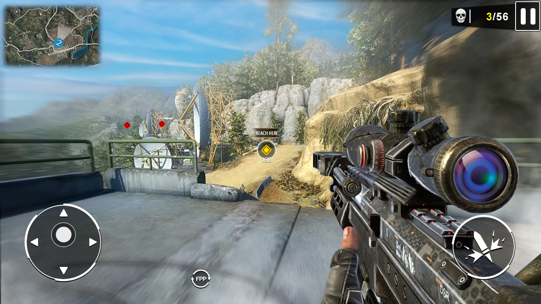 Sniper Assassin Shooting Games - Gameplay image of android game