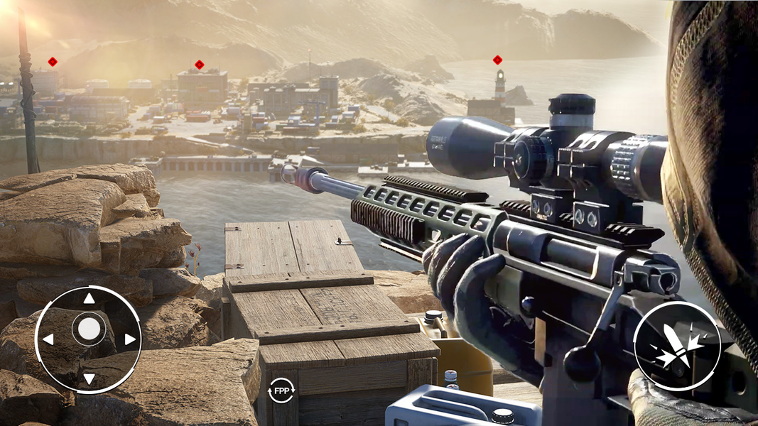 Sniper Assassin Shooting Games - Gameplay image of android game
