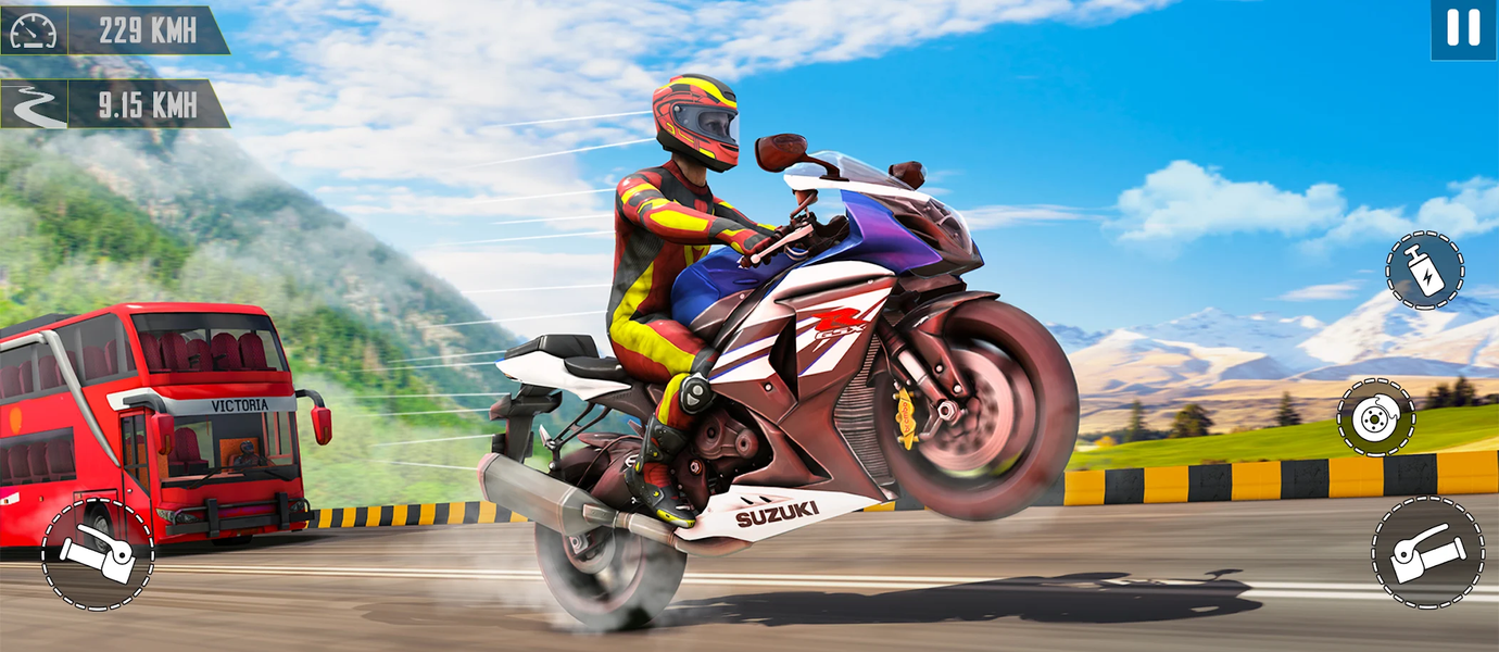 GT Motorbike Games Racing ۳D - عکس بازی موبایلی اندروید