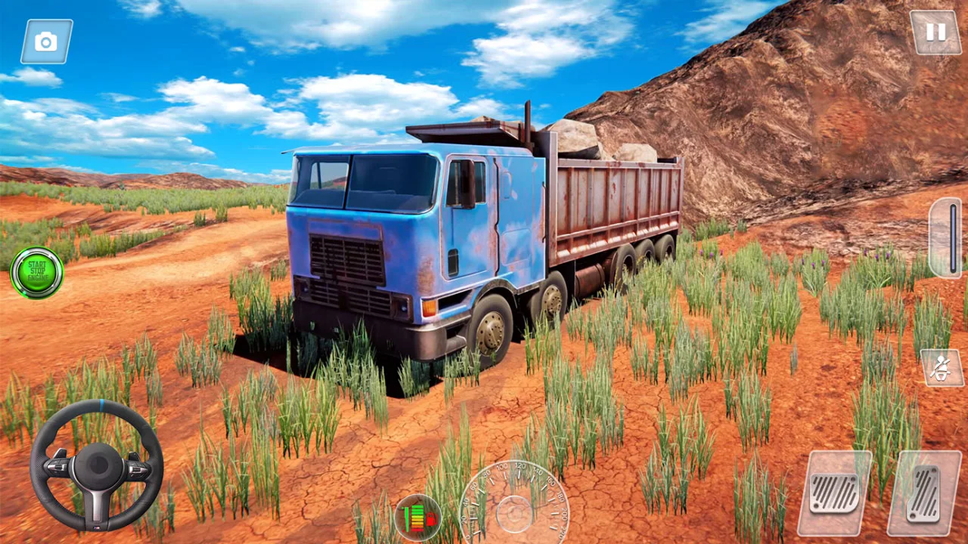 Indian Cargo Driver Truck Game - Gameplay image of android game