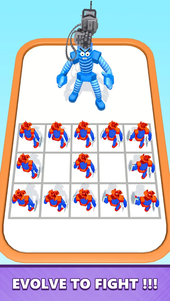 Screw Man Run & Merge Master - Gameplay image of android game