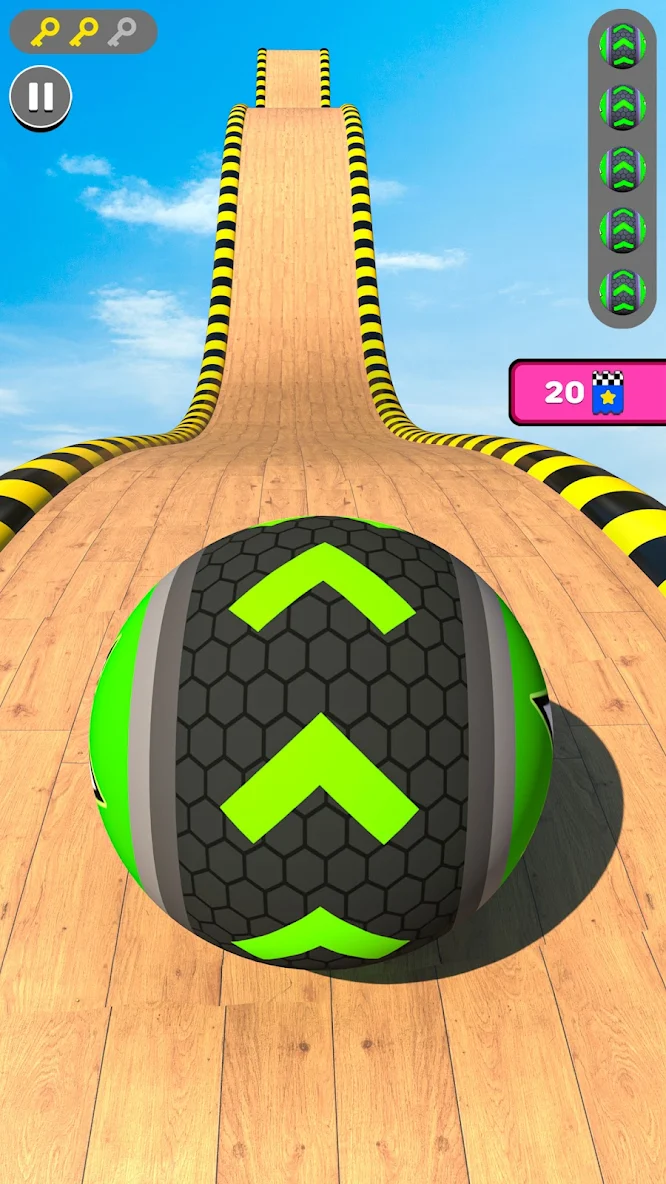 بازی Sky Rolling Ball Going Run 3D - دانلود | بازار