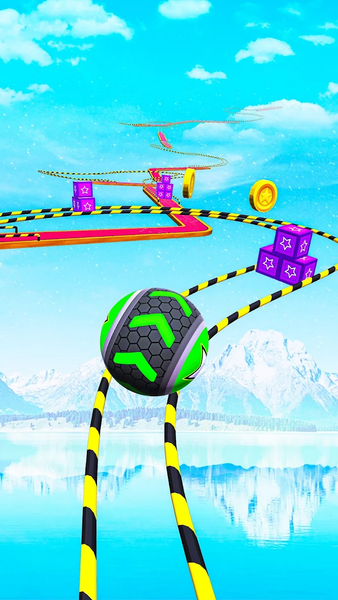 Sky Rolling Ball Run ۳D - عکس بازی موبایلی اندروید