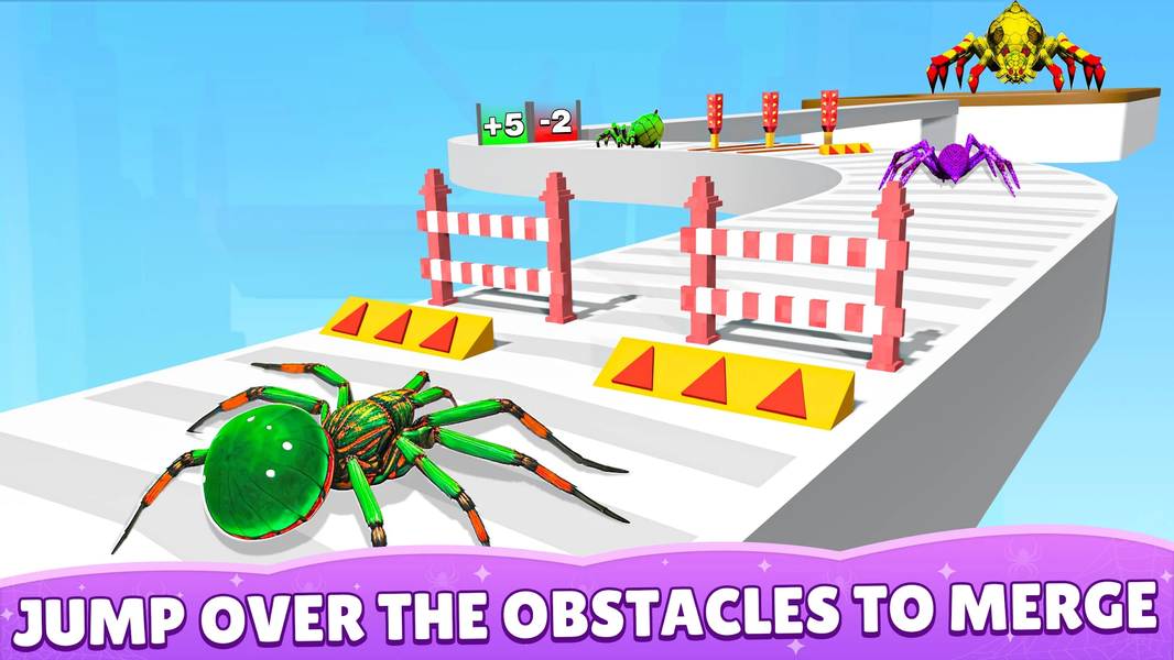 Spider Run & Merge Master Game - عکس بازی موبایلی اندروید