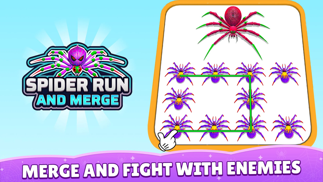 Spider Run & Merge Master Game - عکس بازی موبایلی اندروید