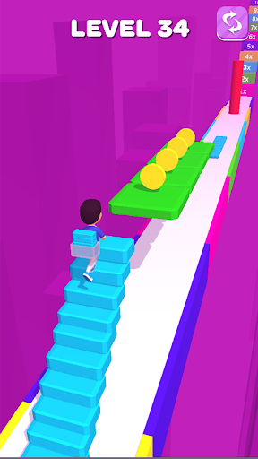 Stair Running Master - Gameplay image of android game