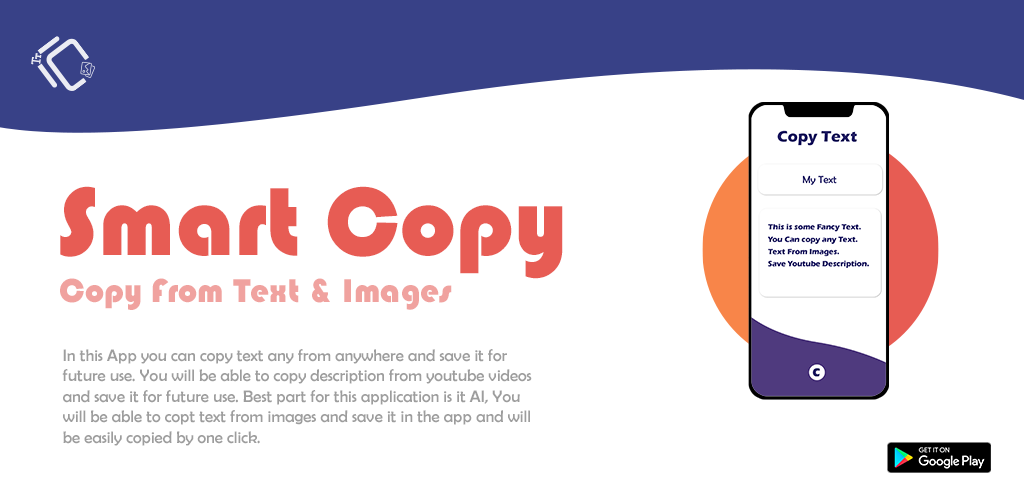 Description Copy: Copy Descrip - عکس برنامه موبایلی اندروید