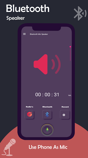 Mic: Live Bluetooth Microphone - Image screenshot of android app
