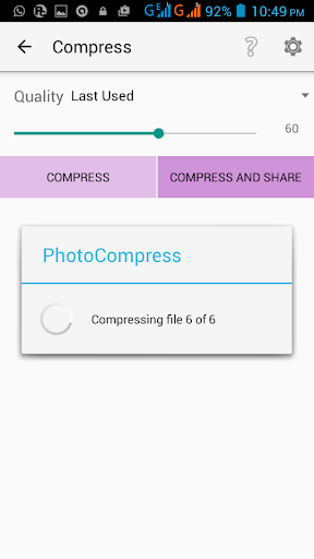 Photo Compress 2.0 - Ad Free - Image screenshot of android app