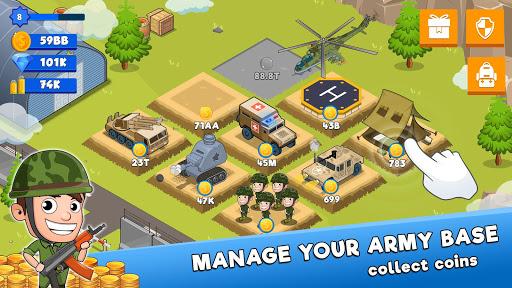 Idle Army Tycoon - Gameplay image of android game