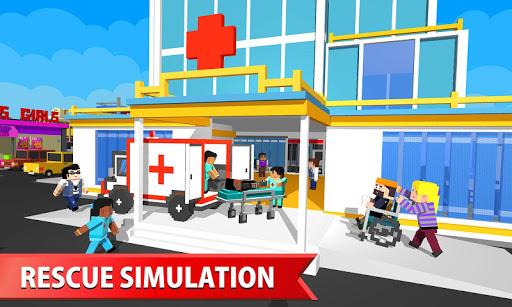 Hospital Craft: Building Doctor Simulator Games 3D - Gameplay image of android game