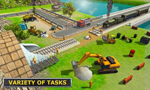 Railroad Tunnel Construction Sim: Train Games - عکس بازی موبایلی اندروید