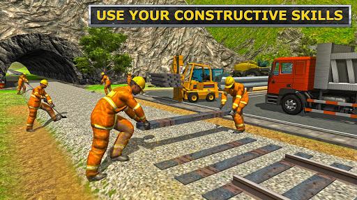 Railroad Tunnel Construction Sim: Train Games - عکس بازی موبایلی اندروید