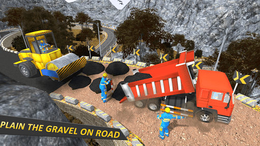 Uphill Highway Construction: Road Building Sim - عکس بازی موبایلی اندروید
