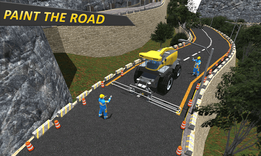 Uphill Highway Construction: Road Building Sim - عکس بازی موبایلی اندروید
