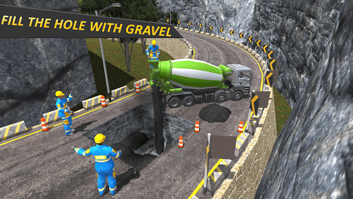 Uphill Highway Construction: Road Building Sim - عکس بازی موبایلی اندروید