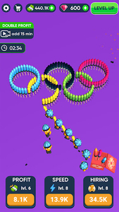 Matches Craft - Idle Game - Gameplay image of android game