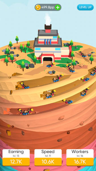 Mining Tycoon 3D - Gameplay image of android game