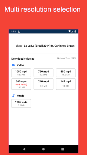 All in One Video Downloader - عکس برنامه موبایلی اندروید