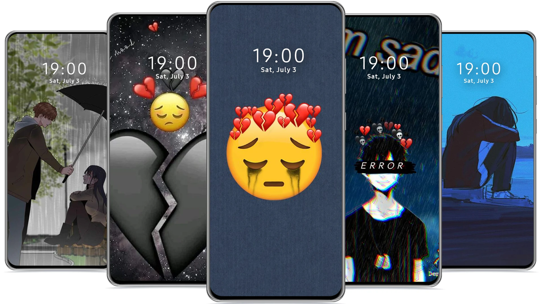 Sad Anime Wallpaper - Image screenshot of android app