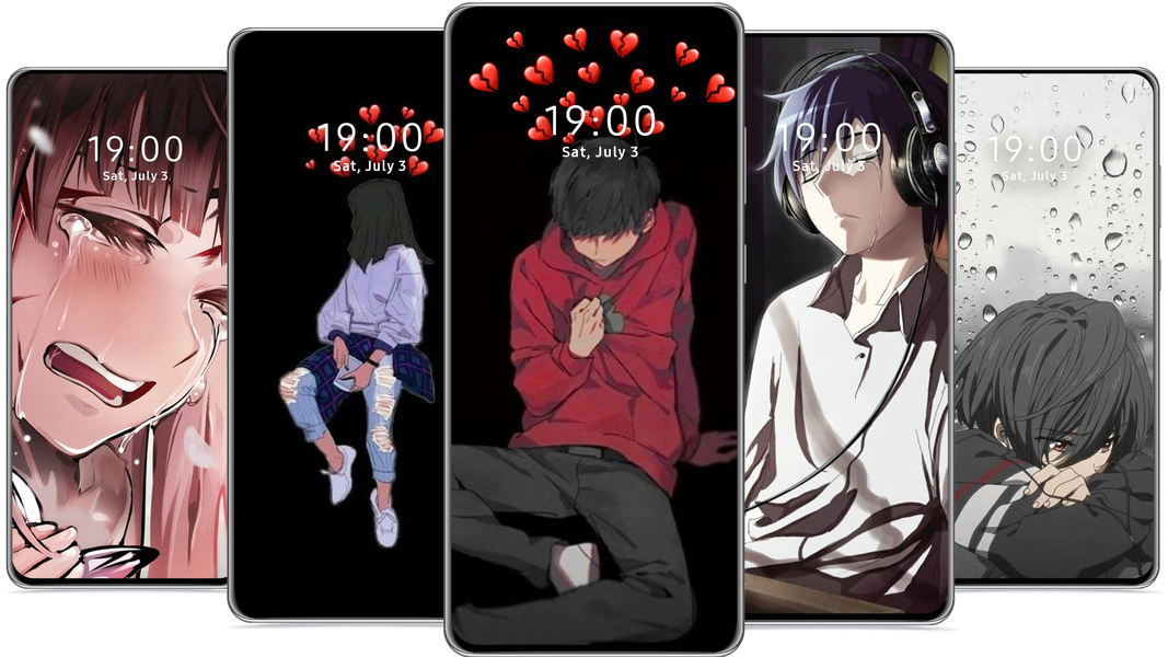 Sad Anime Wallpaper - عکس برنامه موبایلی اندروید