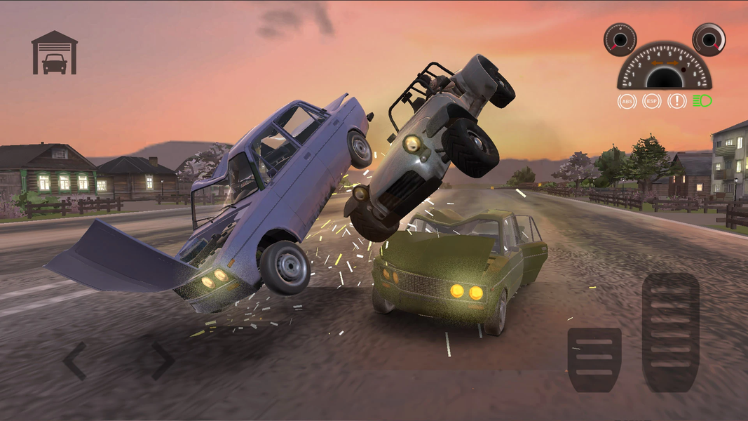 Car Crash Racing - Russia - Gameplay image of android game