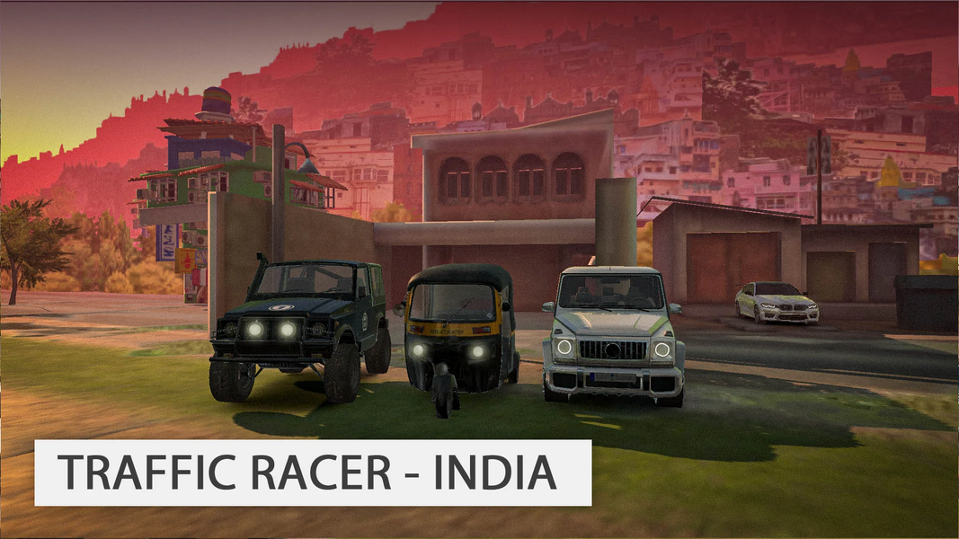 Traffic Car Racer - India - Gameplay image of android game