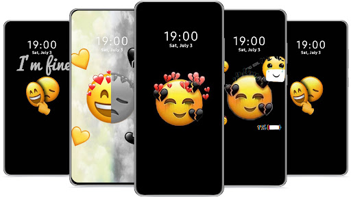 Classic Emoji High Quality Wallpaper with Proper Fresh White Colored  Background Stock Photo  Image of emoji classic 218153816