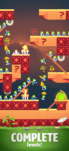 Lemmings - Gameplay image of android game