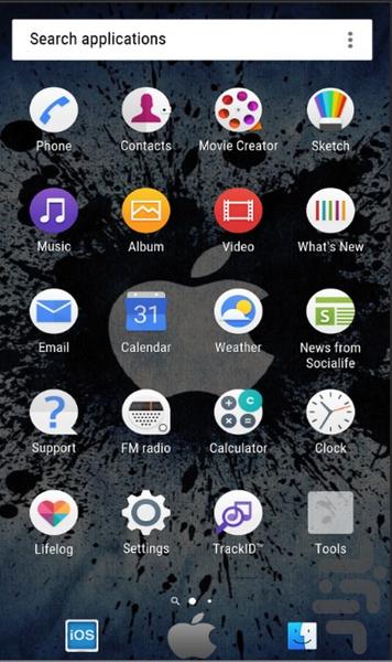 تم کامل اپل - عکس برنامه موبایلی اندروید
