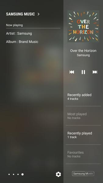 Galaxy S8 music player - Image screenshot of android app