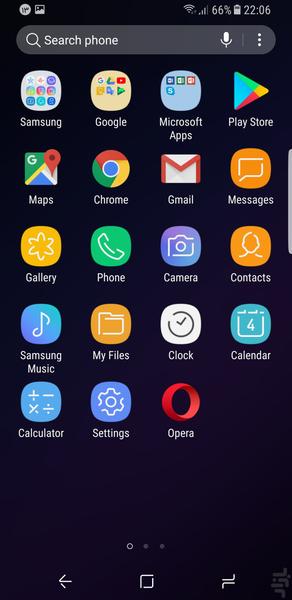 تم گلکسی اس۹ - عکس برنامه موبایلی اندروید